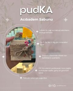 pudKA Acı Badem Sabunu, Doğal ve El Yapımı