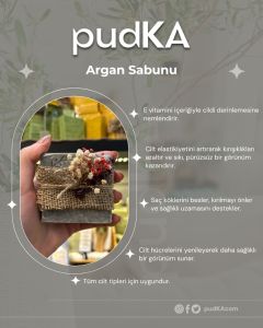 pudKA Argan Sabunu, Doğal ve El Yapımı