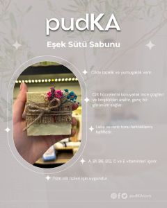 pudKA Eşek Sütü Sabunu, Doğal ve El Yapımı