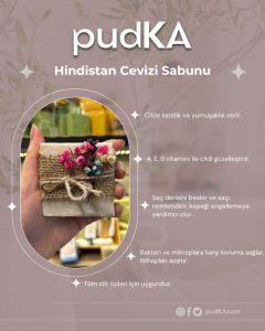 pudKA Hindistan Cevizi Sabunu, Doğal ve El Yapımı