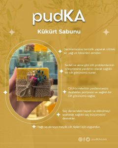 pudKA Kükürt Sabunu, Doğal ve El Yapımı