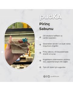 pudKA Pirinç Sabunu, Doğal ve El Yapımı