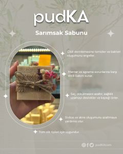 pudKA Sarımsak Sabunu, Doğal ve El Yapımı